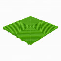 Klickfliese offene Rippenstruktur abgerundet gelb-grün